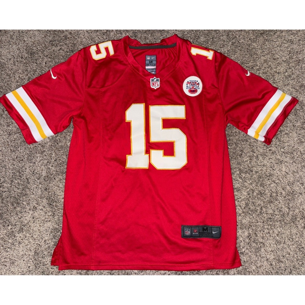 Kansas City Chiefs Patrick Mahomes #15 Red Stitched Nike Jersey Size M NWT NFL